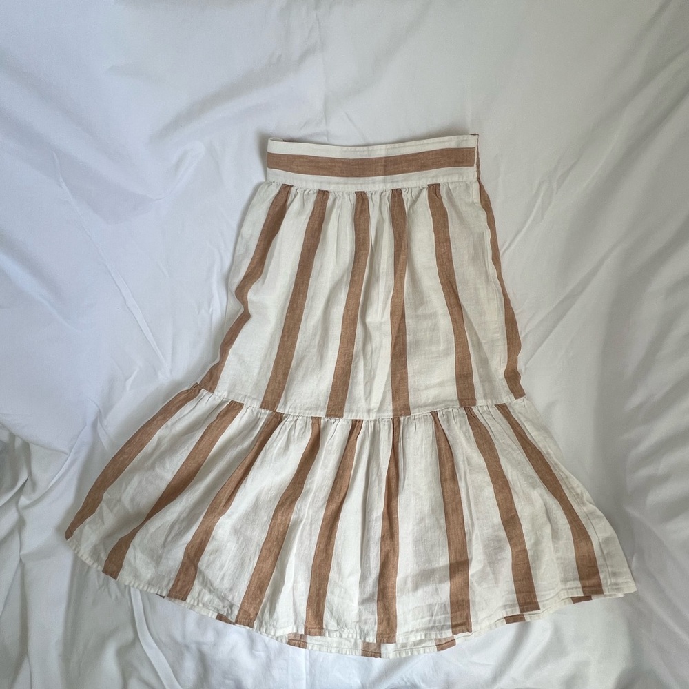 MADEWELL linen skirt